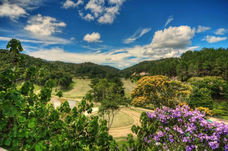 Hotel Fazenda Monte Verde Golf & Resort Vargem Alta Bagian luar foto